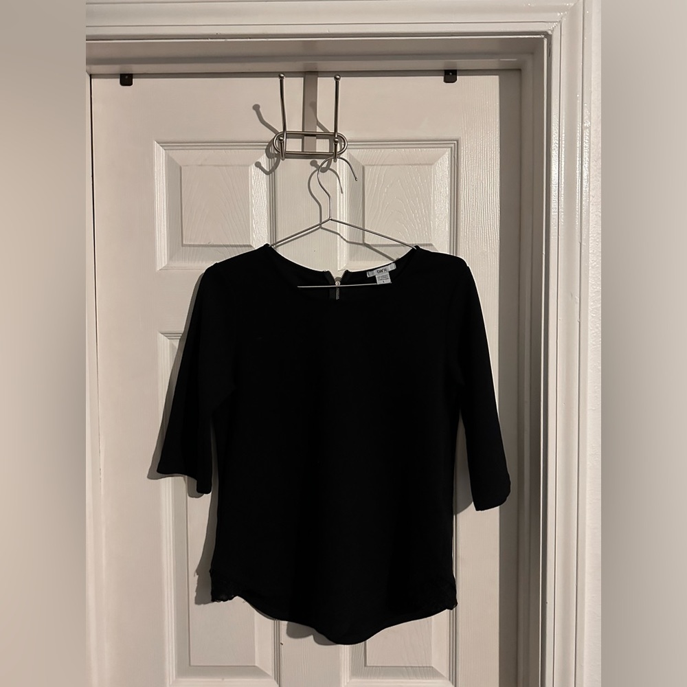 Black business casual top